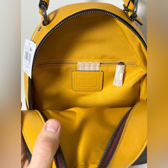 Brand New NWT Coach Leather Jordan Signature Backpack Genuine Authentic - Picture 10 of 12